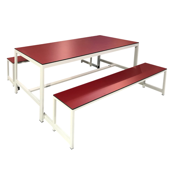 Table plus banc pour cantine